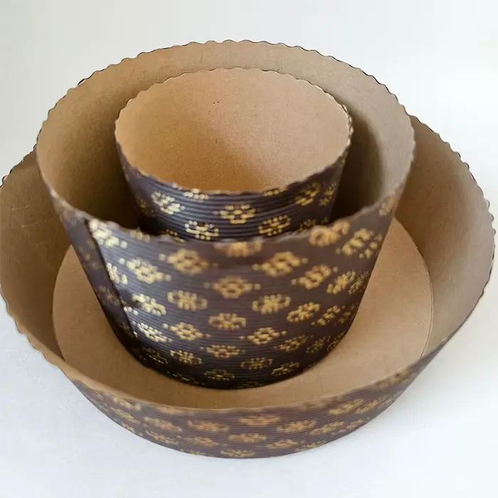 Lot de 5 moules en carton en forme de colombe de 4/5 pouces pour pâtisserie, pain, gâteau, emballage, décoration de gâteaux, outils de cuisson pour fêtes de Noël et de fin d'année, cuisine