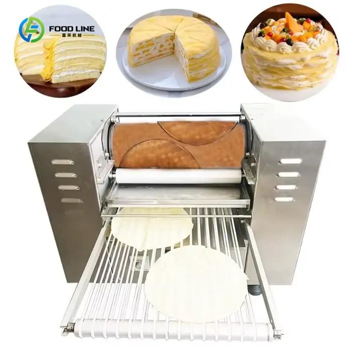 Machine à fabriquer des gâteaux personnalisés pour crêpes carrées, mille-feuilles et autres desserts à usage commercial et domestique