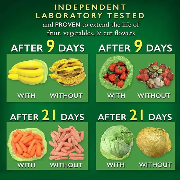 Sacs verts réutilisables pour Fruits légumes