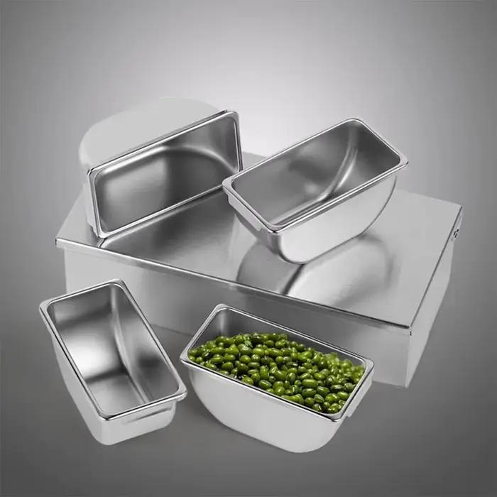 Boîte de rangement créative pour épices avec couvercle, 2/3/4/5/6 compartiments, récipient à épices et assaisonnements avec cuillère, support à épices de cuisine en acier inoxydable