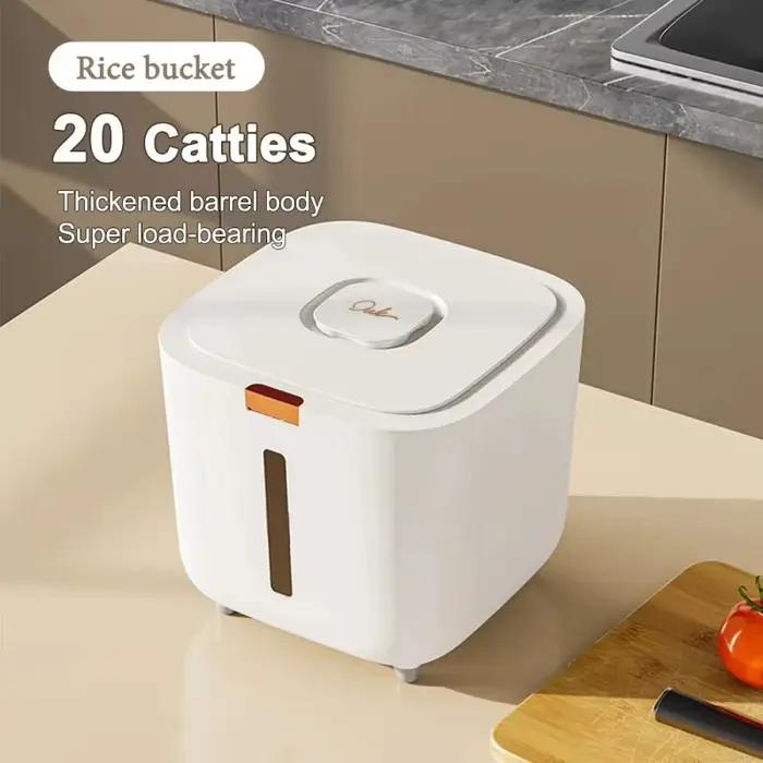 Boîte de rangement hermétique pour riz de 10 kg