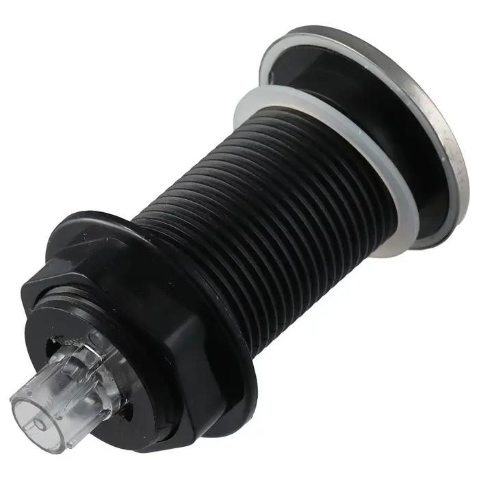 Interrupteur de broyeur de déchets de cuisine bouton en acier inoxydable avec tuyau d'air facile à installer pour comptoirs épais occasions quotidiennes et cadeaux de valeur