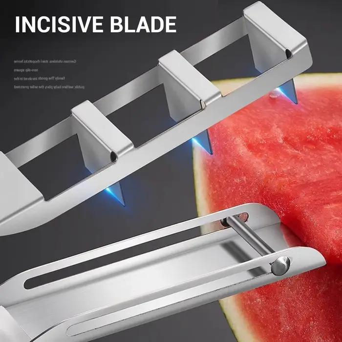 Coupe-fruits Cube de Melon coupe-melon coupe-pastèque grille antidérapante multifonctionnel détachable