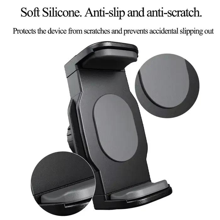 Support de téléphone pour voiture avec clip à ressort amélioré Eary, compatible avec tous les téléphones portables de 4 à 7 pouces, pour fixation sur grille d'aération.