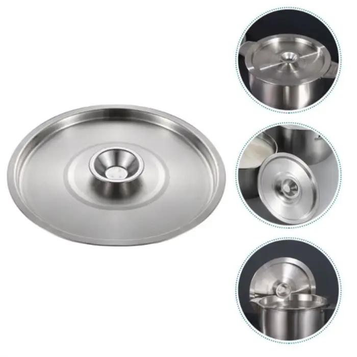 Couvercle de casserole universel en acier inoxydable polyvalent pour casseroles et poêles à offrir pour occasions spéciales et quotidien