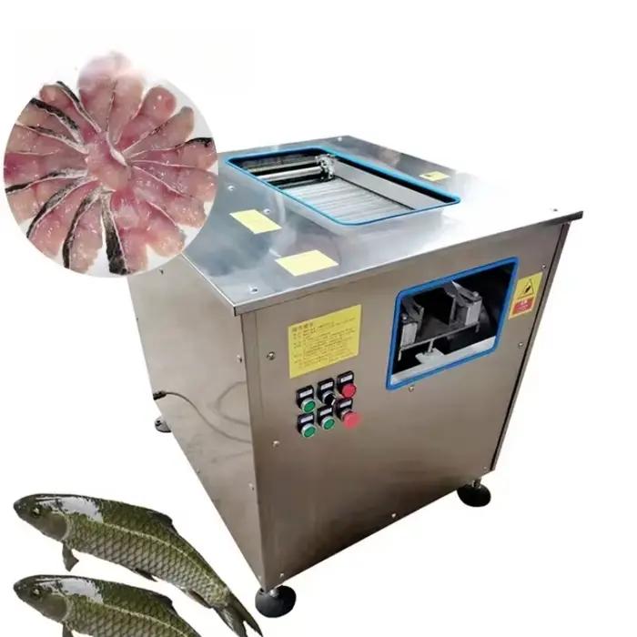 Trancheuse tout-en-un pour la transformation de la viande et du poisson multifonctionnelle commerciale à découpe rapide et précise pour professionnels et amateurs