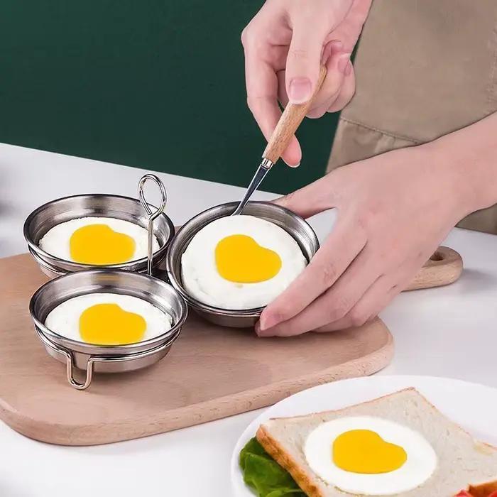 Cuiseur à œufs pochés en acier inoxydable