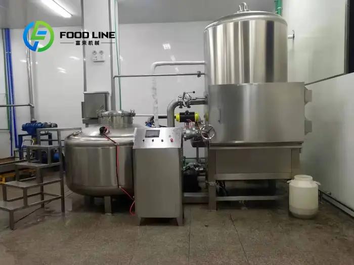 Machine à frire sous vide industrielle de 200kg, pour ligne de traitement des frites, légumes, aliments, réservoir de frire de bonne qualité