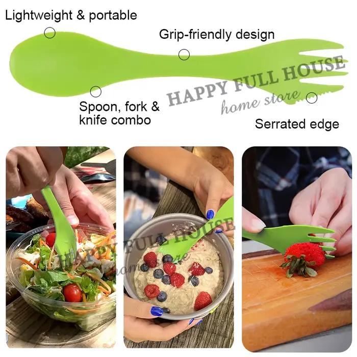 Contenant à salade en plastique hermétique avec ouverture latérale pour garder la salade fraîche et croquante tout au long de la journée pour le déjeuner portable et les occasions spéciales