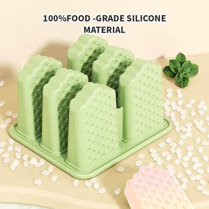 Moule à sucettes glacées en silicone, pour glaces maison, desserts, jus de fruits, chocolat, avec bâtonnets, facile à démouler, cadeaux d'été