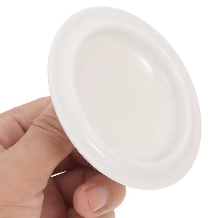Couvercle de casserole en céramique de remplacement de 4 pouces, couvercles d'ustensiles de cuisine pour théières, Casseroles, bols à soupe, micro-ondes, lavables au lave-vaisselle