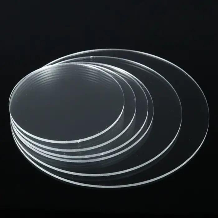 Disque à Gâteaux Rond en Acrylique de 10/15/20/25/30cm