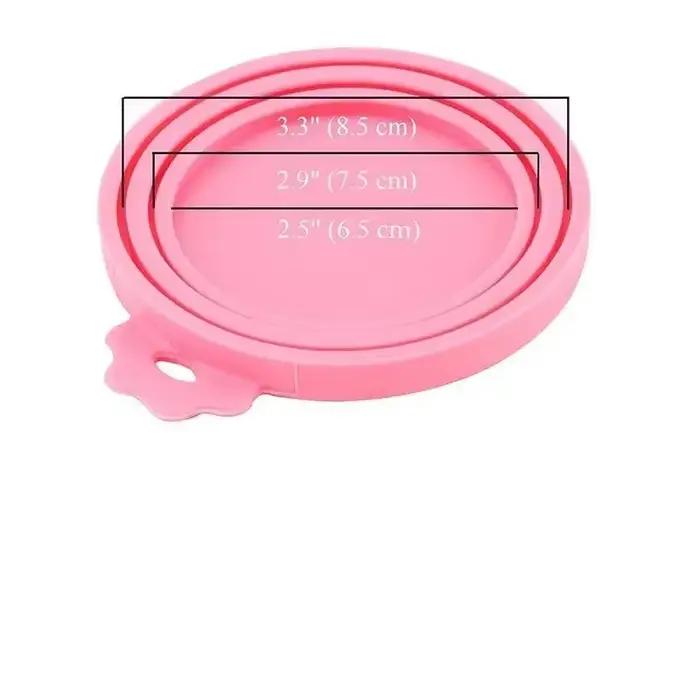 1 couvercle en silicone 3-en-1 réutilisable pour boîtes de conserve