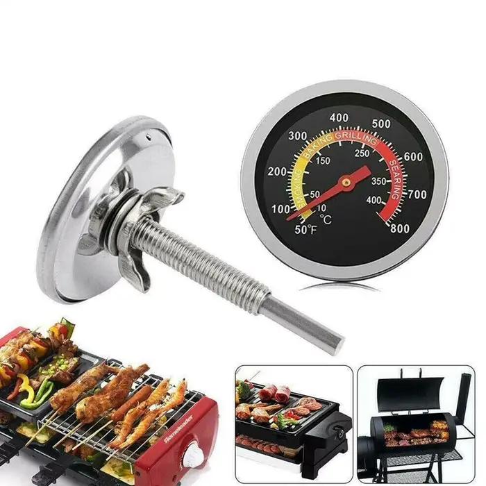 Thermomètre pour Barbecue, jauge de température pour gril de fumeur, jauge de température pour four 10 ~ 400 ℃   BBQ cuisson alimentaire sonde gril four outils de cuisine