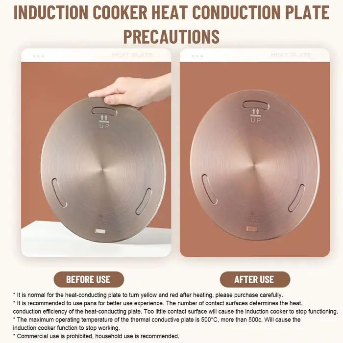 Plaque de Conduction de chaleur pour cuisinière à Induction de cuisine