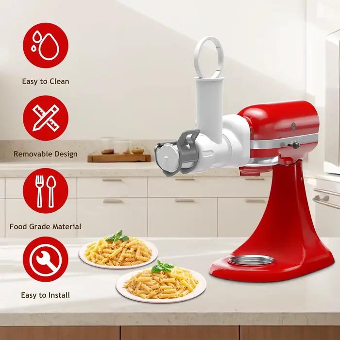 Machine à pâtes 6 en 1 pour accessoires de mélangeur KitchenAid, pour accessoire de pâtes Kitchenaid pour batteur sur socle d'aide à la cuisine