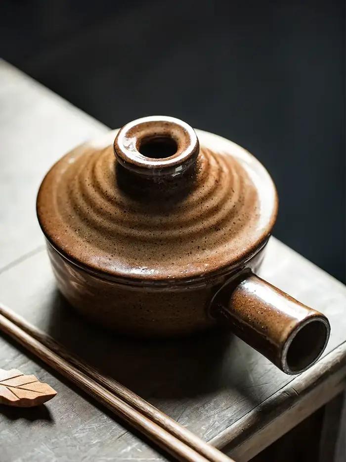 Casserole de Leurs oût avec couvercle, poterie d'aldéhyde, petite marmite à micro-ondes, claypot domestique, bouillie de riz, marmite à soupe haute température