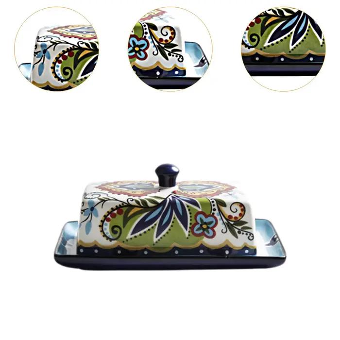 Porte-beurre au fromage avec couvercle pour comptoir de Buffet de réfrigérateur