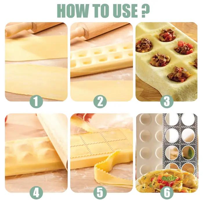 Machine à raviolis italienne Pelmeni, 10/12 trous, moule à presse, Gadget de cuisine, outil de coupe de pâtes, cadeaux de cuisine saisonnier pour vacances de noël