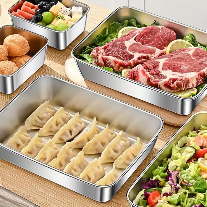 Récipient de stockage des aliments en acier inoxydable