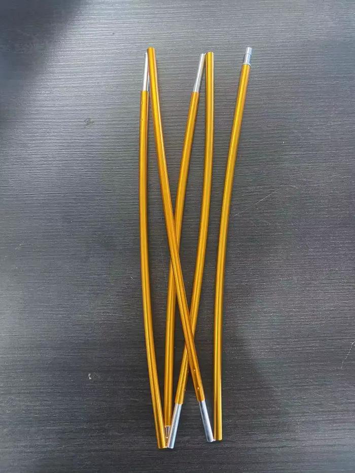 Perche télescopique pliante en aluminium, haute résistance, élément de tente, accessoires d'extérieur, 170cm, 1PC