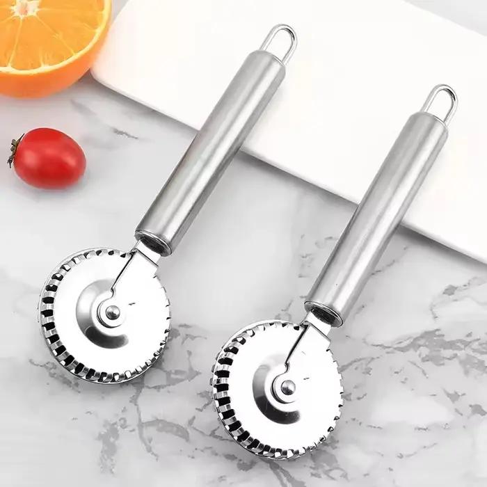 Roue en acier inoxydable pour couper les raviolis