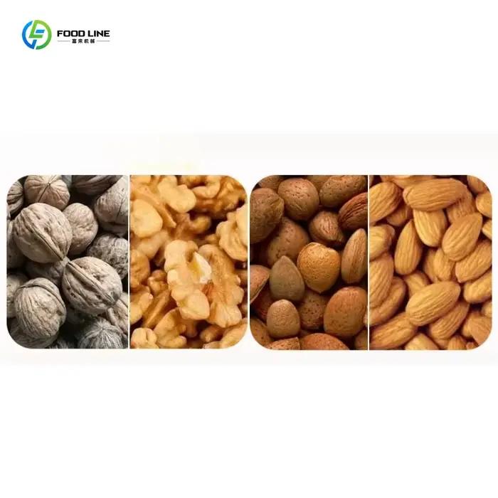 Machine de Traitement des Noix Multifonctionnelle Décortiqueuse et Éplucheuse d'Amandes et de Noisettes pour Usine de Produits Alimentaires Occasions Spéciales