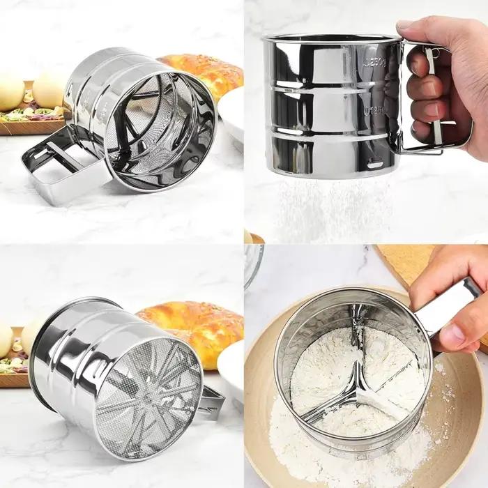 Tamis à farine, tasse de tamis à café en poudre