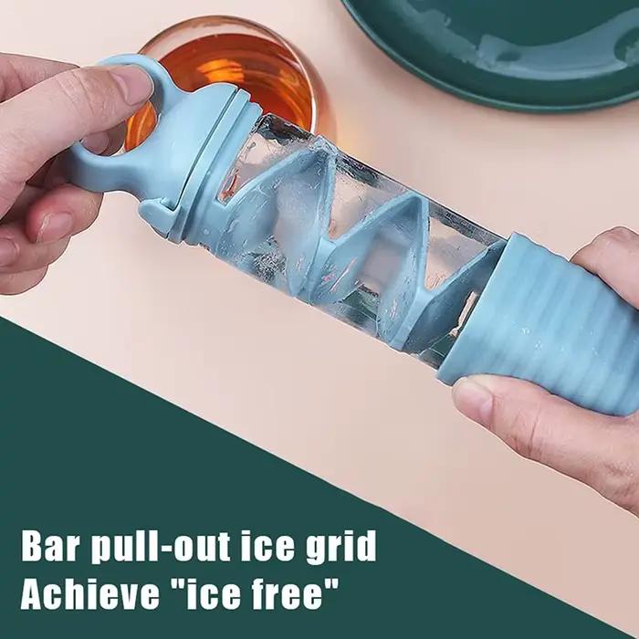Moule à glaçons en silicone réutilisable pour bar de cuisine plateau de presse glaçons unique et rapide pour soirées d'été fraîcheur boissons occasions spéciales