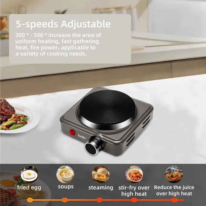 Mini plaque chauffante électrique 500W