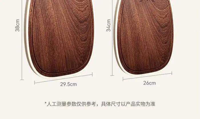 Household solid wood cutting board for kitchen