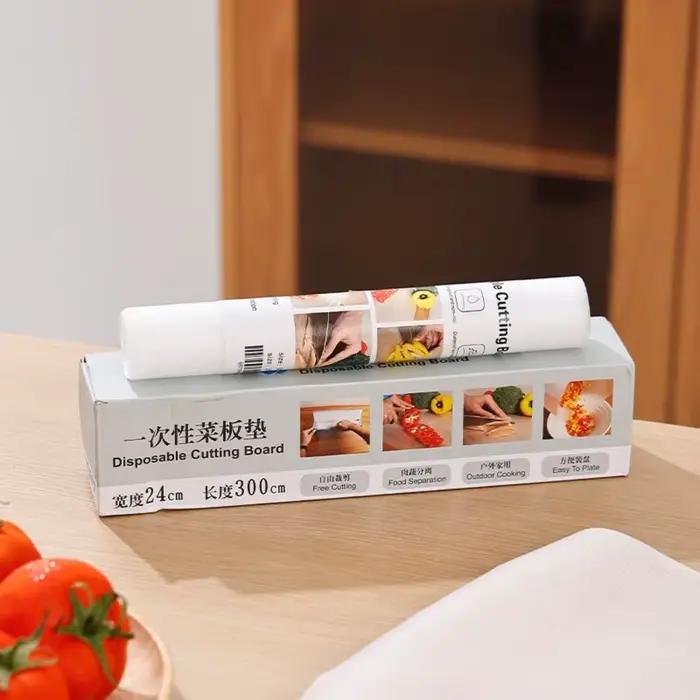Planche à découper en plastique rouge pour pique-nique et événements extérieurs de découpe de poulet et préparation de fruits et légumes