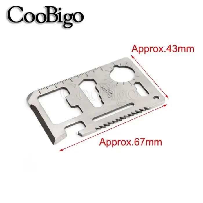 Couteau à carte de crédit en acier inoxydable