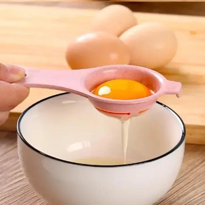 4 Séparateurs de blanc d'œuf multifonctionnels, filtres à liquide d'œuf simples et pratiques, accessoires de pâtisserie