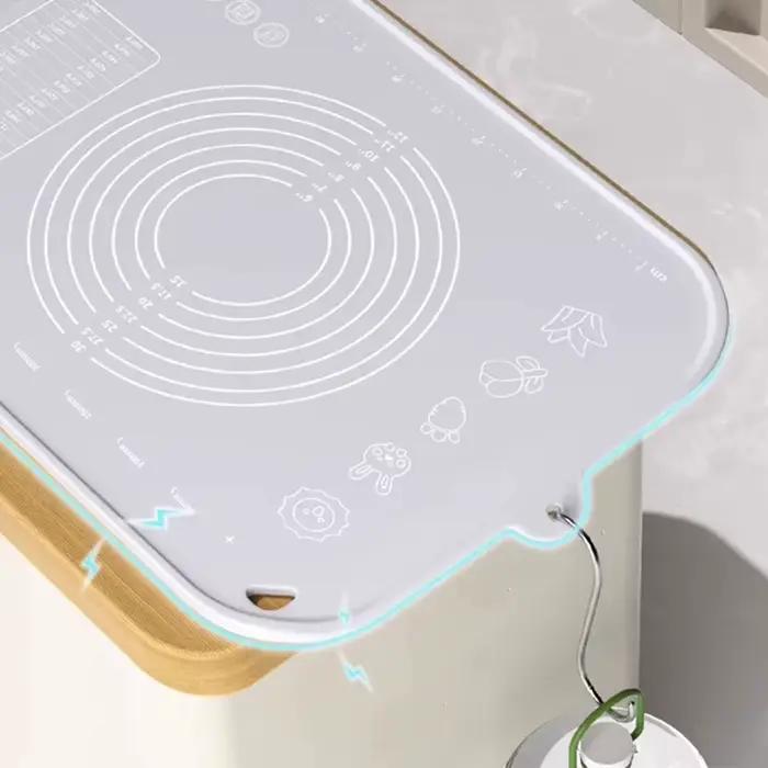 Planche à pâtisserie de cuisine, tapis de cuisson en Silicone antidérapant Extra épais, de qualité alimentaire, pour pâte à rouler, pour Pizza, pâtes, biscuits
