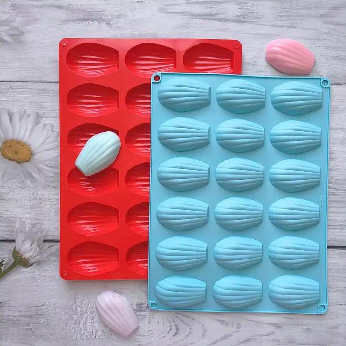 Moule à gâteau Madeleine en Silicone à 18 cavités