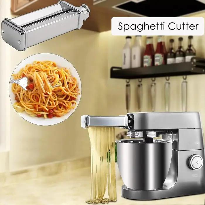 Accessoire à nouilles en acier inoxydable SUS304 pour Kenwood, rouleau à pâtes Lasagne, coupe-fettuccine, coupe-spaghetti, adaptateur pour Kenwood