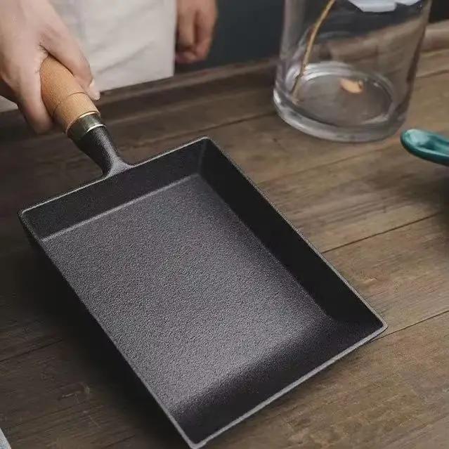 Tamagoyaki épais en fonte de Style japonais