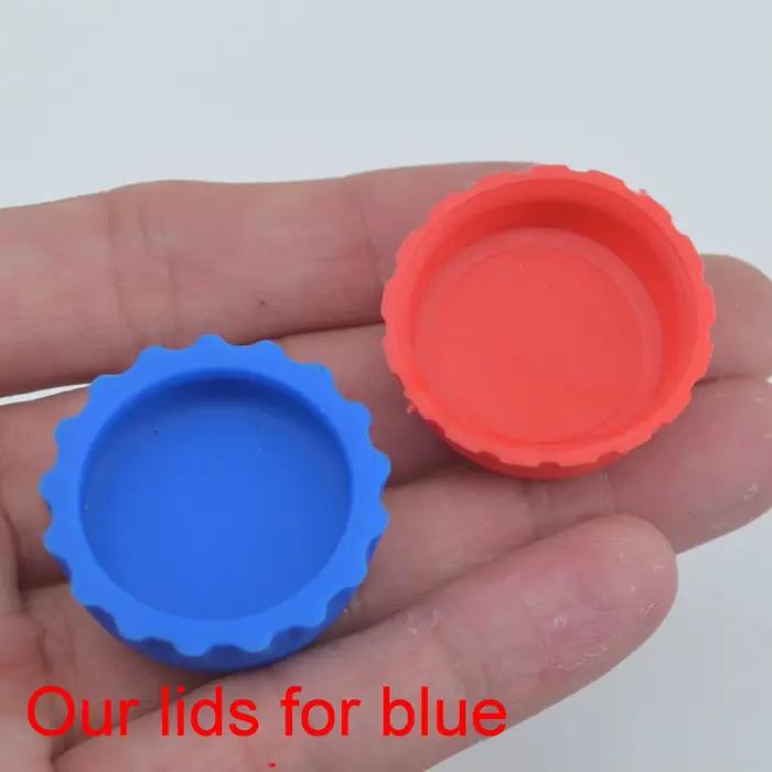 Lot de 5 bouchons de bouteille en silicone, couvercles de conservation, bouchons de bouteille, couvercles pour vinaigre, soja, cocktails, bouchons de vin et de bière, accessoires de bar