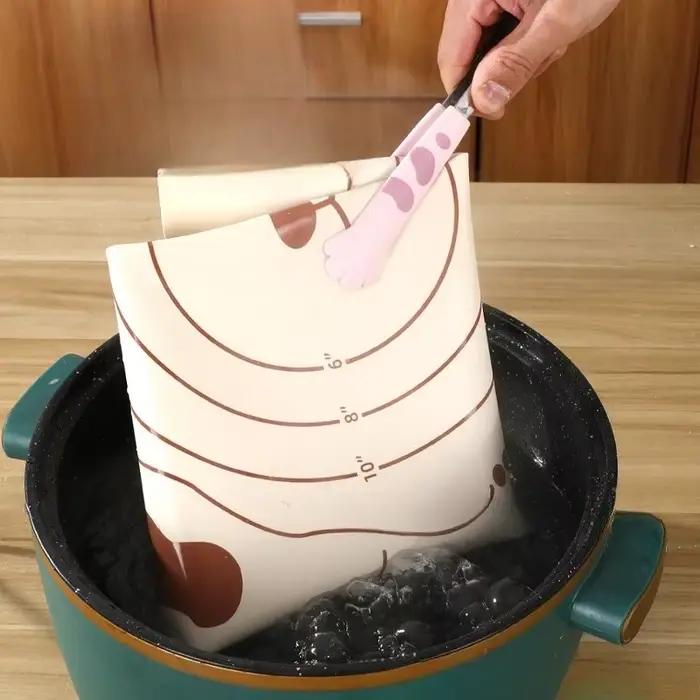 Tampon en Silicone tapis de cuisson feuille pétrissage pâte tapis pour cuisine pâte à rouler Pizza grande pâte tapis antiadhésif