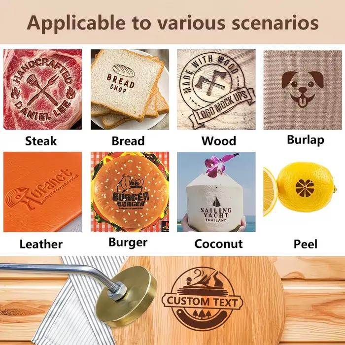 M8 Fer à marquer personnalisé pour aliments