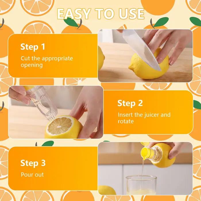 Mini presse-citron Portable avec couvercle