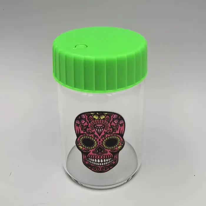 Pot en verre avec pot de stockage