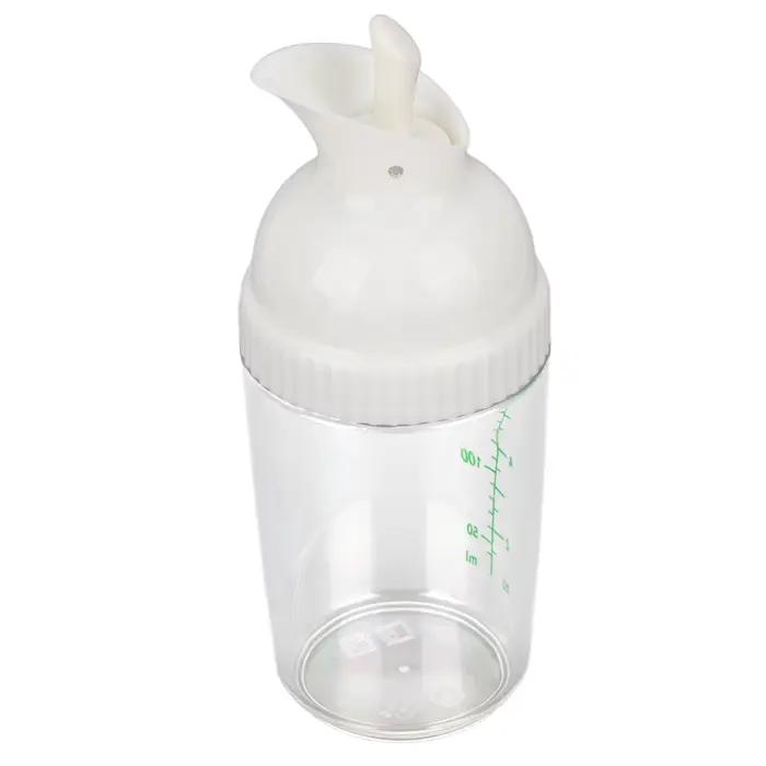Shaker à salade étanche et polyvalent en plastique ABS+PP pour préparer, mélanger et servir des assaisonnements, sauces et marinades à la maison ou en voyage