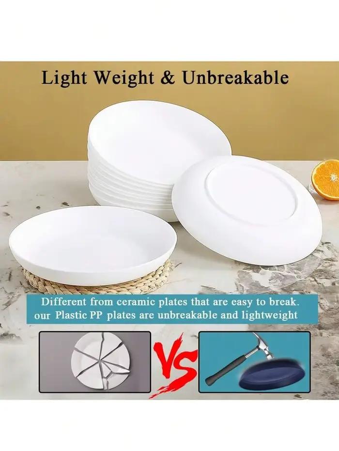 Assiettes à dessert réutilisables