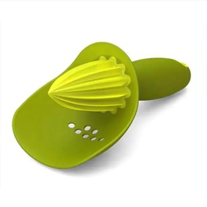 Lot de 2 accessoires de cuisine pour fruits, outil de cuisine, presse-agrumes manuel portable, presse-citron en plastique