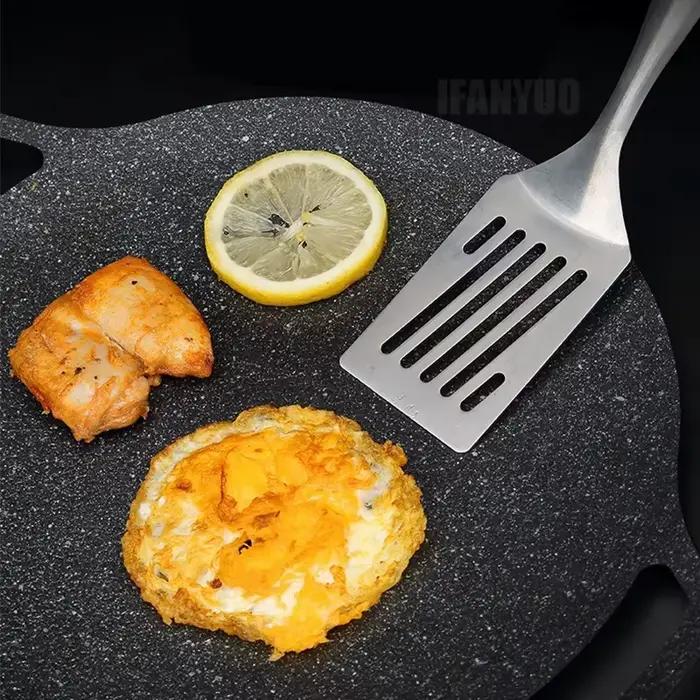 Spatule de cuisine en acier inoxydable, spatule de barbecue, spatule à hamburger, ustensiles de cuisson