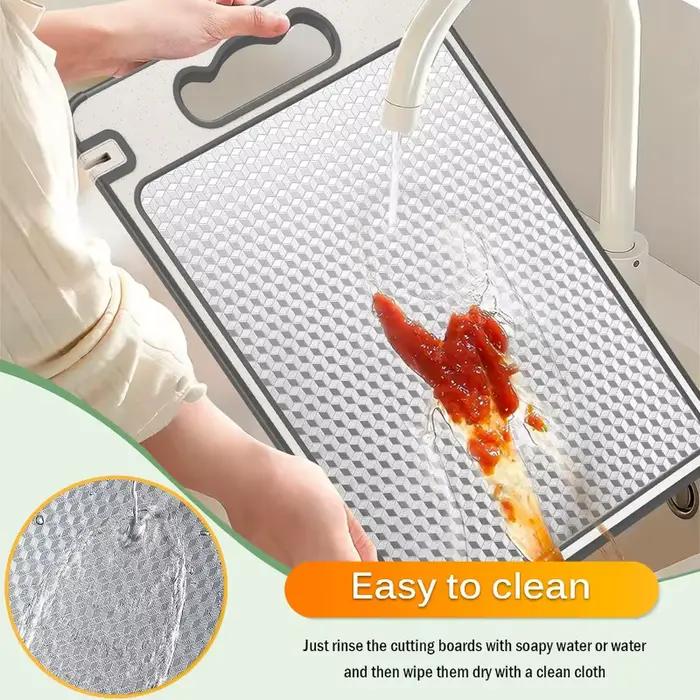 Planche à découper en acier inoxydable pour cuisine
