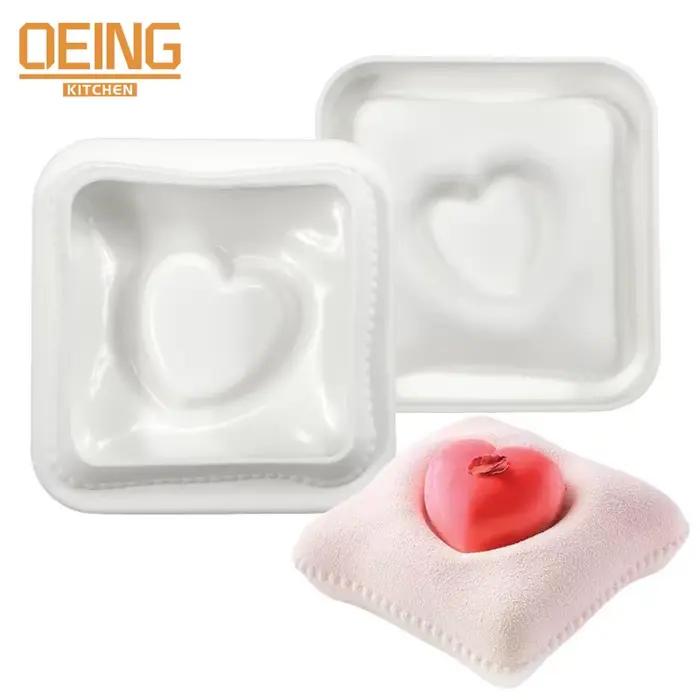 Moule à pâtisserie carré 3D en Silicone