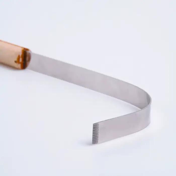 Couteau diabète incurvé pour couper des blancs en céramique